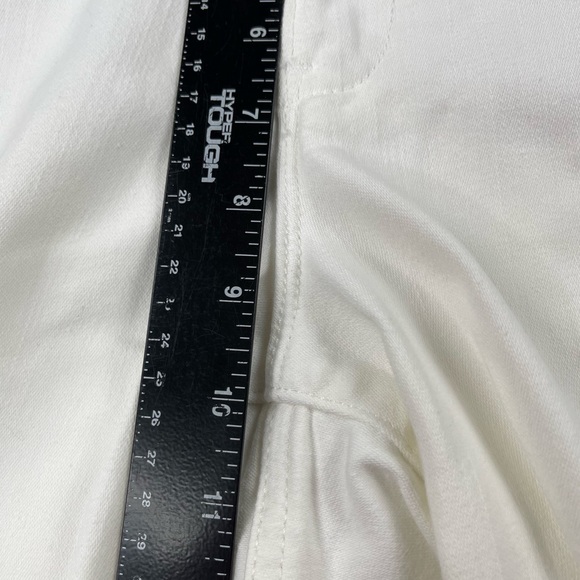 Athleta Jeans Size 6 White Denim Sculptek Skinny Cotton Stretch Blend High Rise - Picture 5 of 14